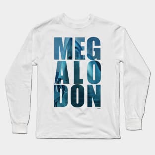 Prehistoric Megalodon Long Sleeve T-Shirt